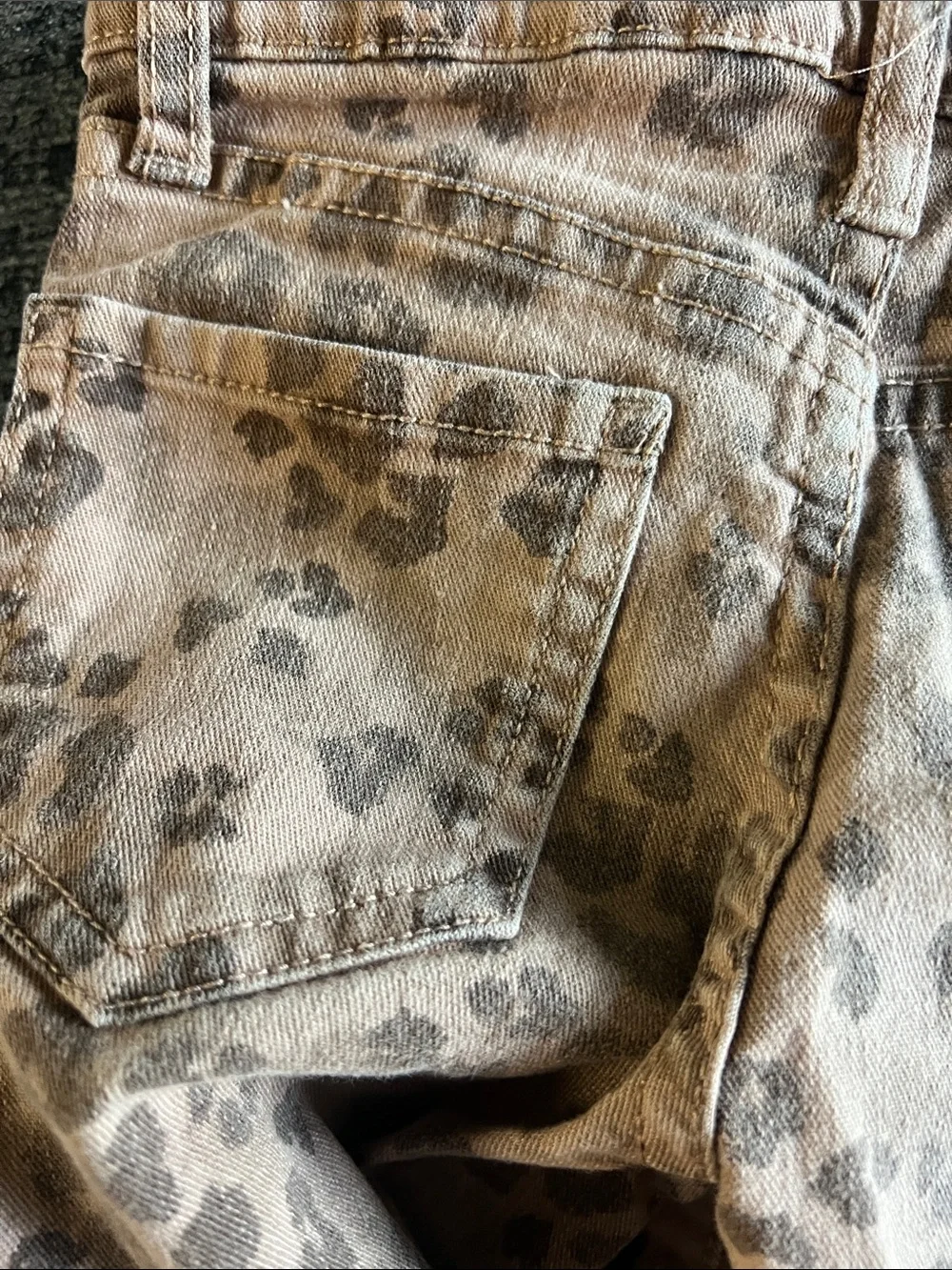 OshKosh B'gosh Leopard-Print Brown Skinny Jeans